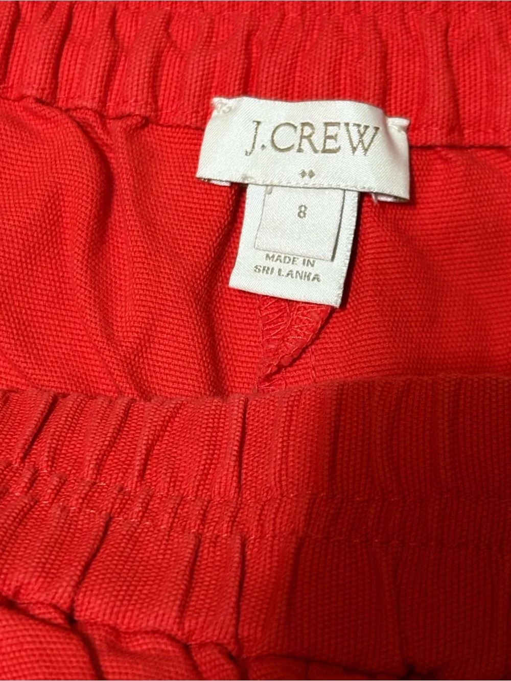 J. Crew Women's Athletic Elastic-Waist Shorts — Rust Red